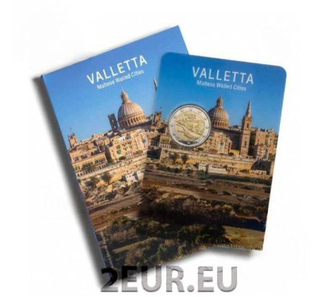 Malta 2 eurot BU 2026 – Vaarao koer + Valletta