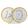 Monaco 1 euro UNC 2020 – prints Albert II