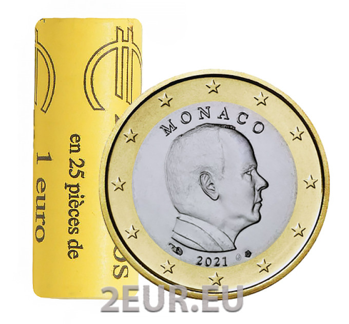 Monaco 1-eurone rull 2021