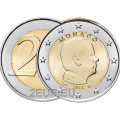 Monaco 2 eurot UNC 2017 – prints Albert II
