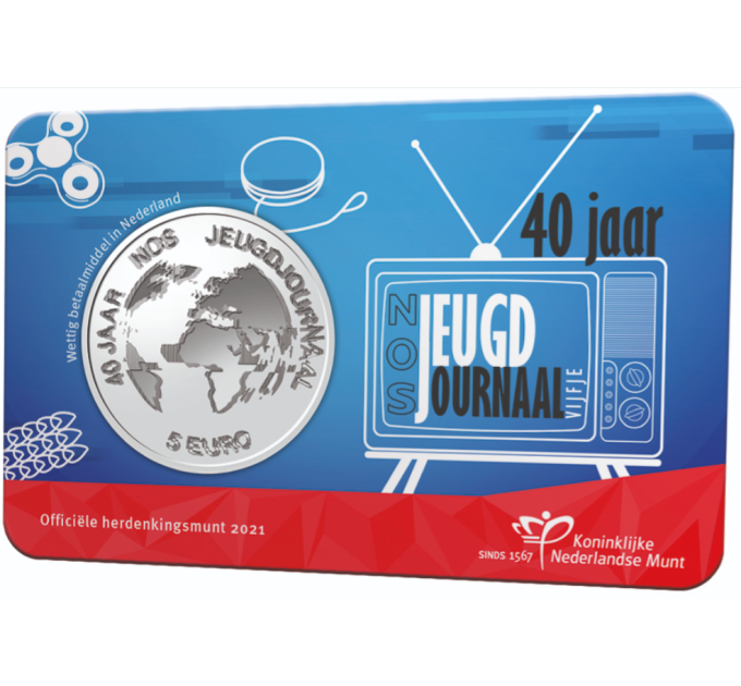 Hollandi 5 euro UNC 2021 – NOS Jeugdjournaali 40. aastapäev