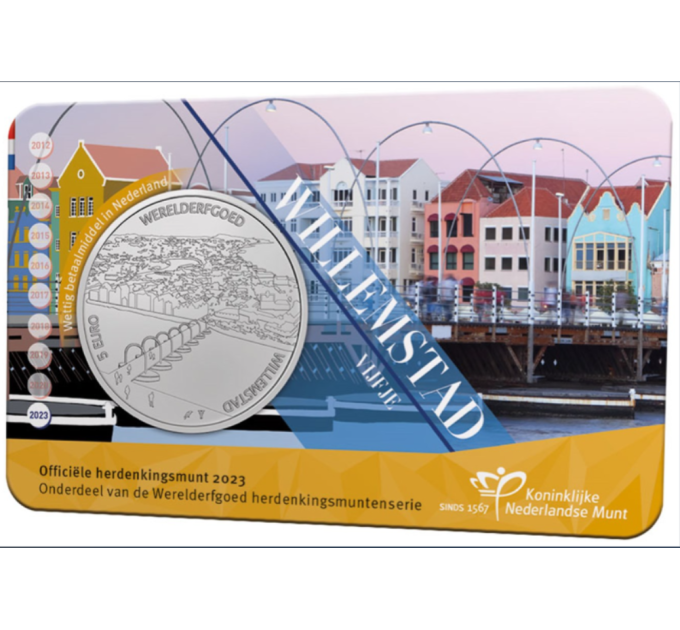 Hollandi 5 euro UNC 2023 - Willemstad Vijfje