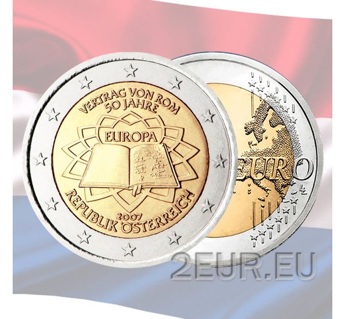 Holland 2 eurot UNC 2007 – Rooma leping