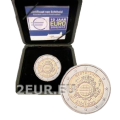 Holland 2 eurot proof 2012 – 10 aastat euro sularaha