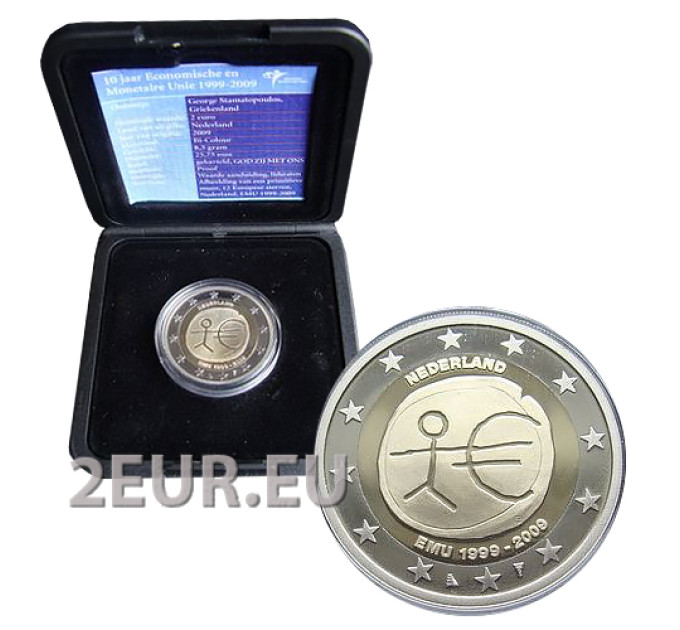 Holland 2 eurot proof 2009 – 10 aastat eurot