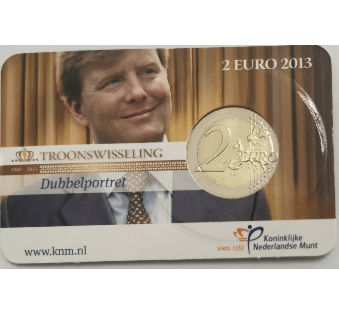Holland 2 eurot BU 2013 - Beatrix ja Willem Alexander 