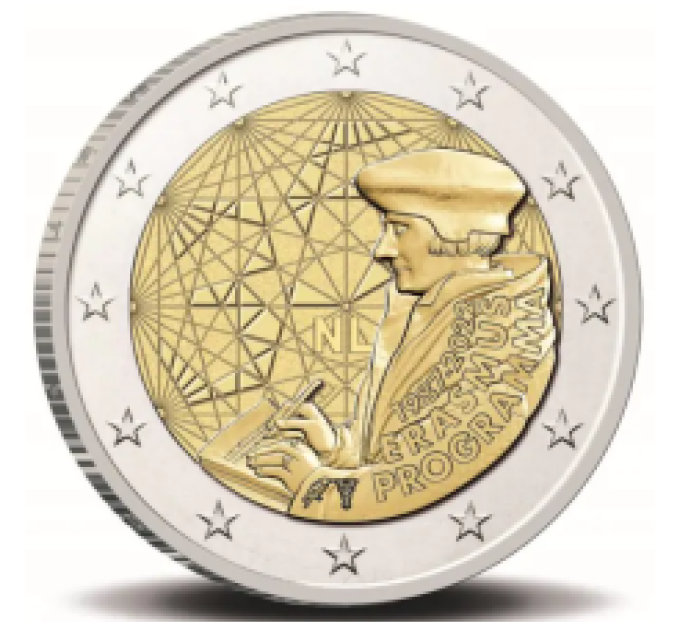 Netherlands 2 euro UNC 2022 - 35 Years of the Erasmus