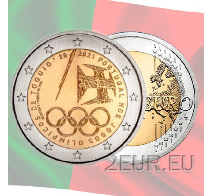 Portugal 2 eurot UNC 2021 – Tokyo olümpiamängudel osalemine