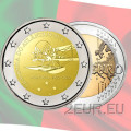 Portugal 2 eurot UNC 2022 – 100 aastat esimesest Lõuna-Atlandi õhuületusest
