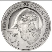 Portugal 7,5 eurot UNC 2021 - 5. sajand Ferdinand Magellani ümbermaailmareisist – Mactan 1521 Portugal 7,5 eurot UNC 2021 - 5. sajand Ferdinand Magellani ümbermaailmareisist – Mactan 1521