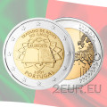Portugal 2 eurot UNC 2007 - 50-aastane Rooma leping