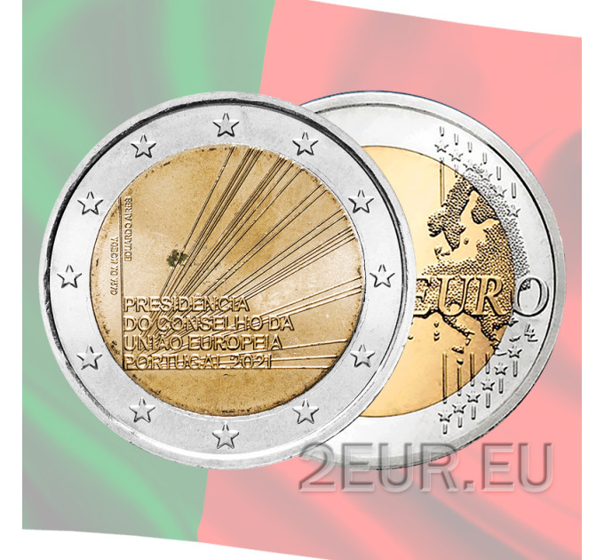 Portugal 2 euro UNC 2021 - Presidency of the Council of the European Union