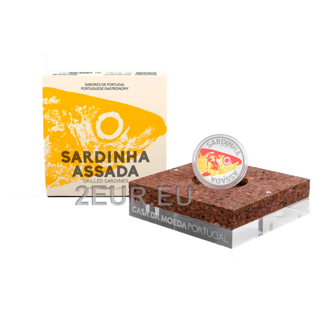 Portugal 10 euro hõbe proof 2020 – Sardiinid