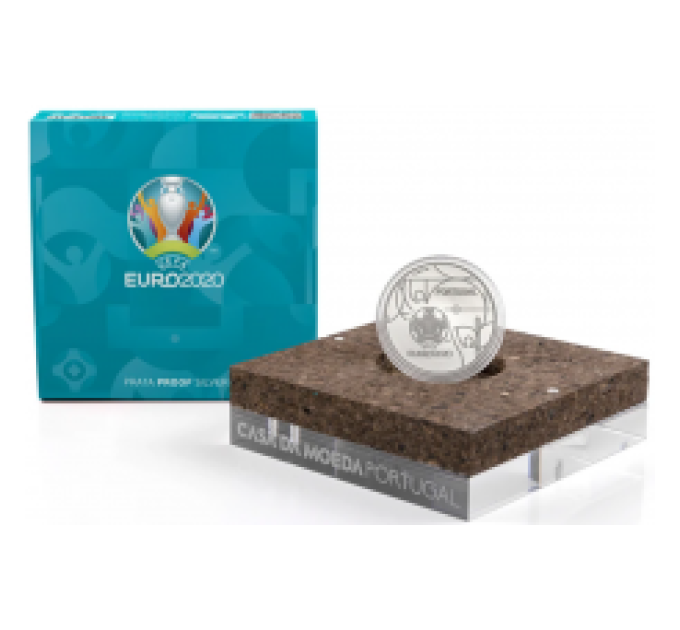 Portugal 2,5 euro hõbe proof 2020 – Euro 2020