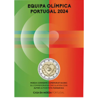 Portugal 2 euro BU 2024 - Summer Olympic Games in Paris - Portuguese Olympic Team Portugal 2 euro BU 2024 - Summer Olympic Games in Paris - Portuguese Olympic Team