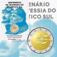 Portugal 2 euro BU 2022 - 100th anniversary of the first South Atlantic air crossing Portugal 2 euro BU 2022 - 100th anniversary of the first South Atlantic air crossing