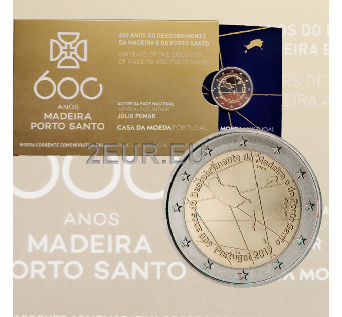 Portugal 2 euro proof 2019 - 600th Anniversary of the Discovery of Madeira Island and Porto Santo  