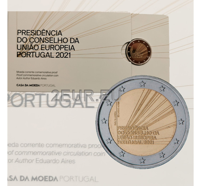 Portugal 2 eurot proof 2021 – Euroopa Liidu Nõukogu eesistumine 