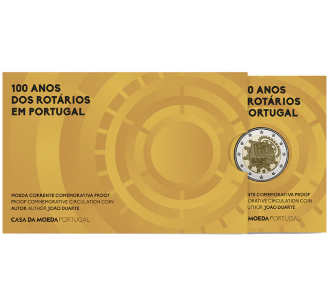 Portugal 2 euro Proof 2026 - 100th Anniversary of the Rotary Foundation in Portugal