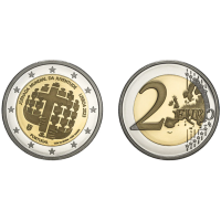Португалия 2 евро proof 2023 - Всемирный день молодежи