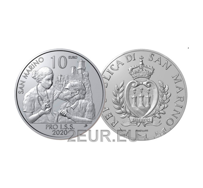 San Marino 10 eurot BU 2020 – Pro I.S.S