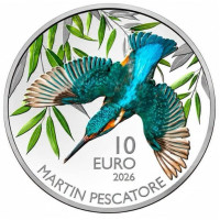 San Marino 10 euro BU 2026 - Kingfisher