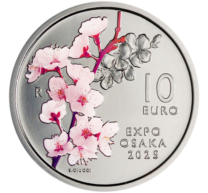 San Marino 10 eurot BU 2025 – Expo Osaka