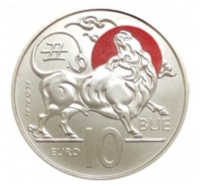 San Marino 10 euro BU 2022 - Chinese Lunar Calendar - "Ox"