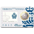 San Marino 1 EURO BU 2012 -1 EURO + MÄRK 