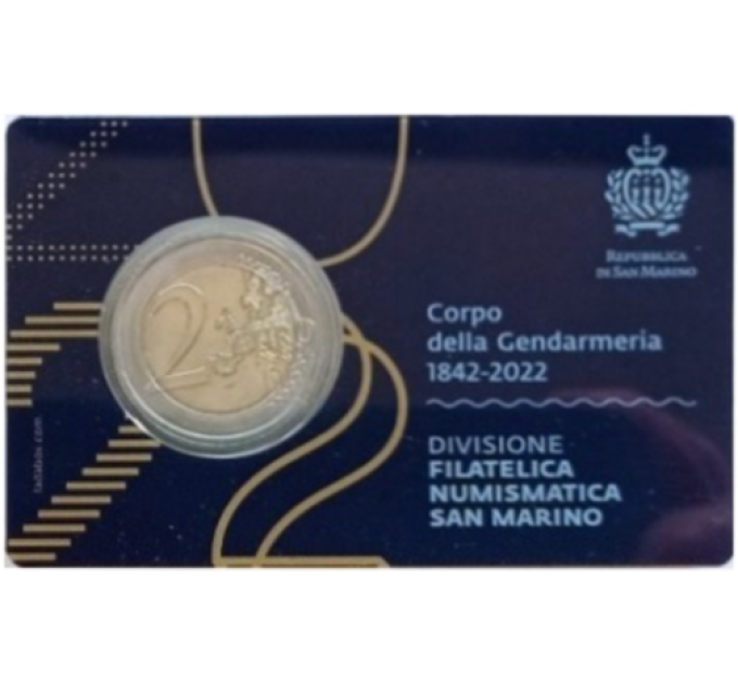 San Marino 2 EURO BU 2022 - sandarmikorpuse 180. aastapäev