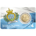San Marino 2 EURO BU 2024 - San Marino Vabariigi lipp