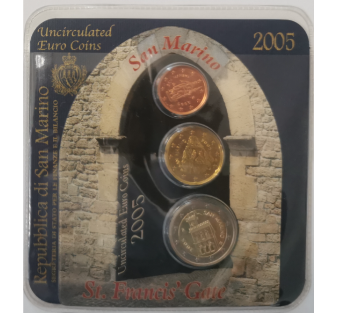 San Marino BU 2005 – 2+20cent +2euro