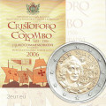 San Marino 2 eurot BU 2006 – Christopher Columbuse 500. surma-aastapäev