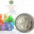 San Marino 2 eurot BU 2008 – Euroopa kultuuridevahelise dialoogi aasta