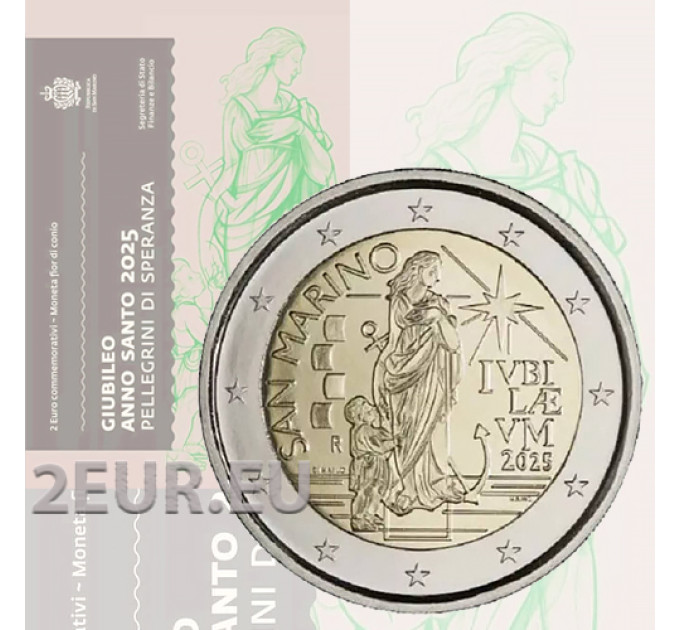 San Marino 2 euro BU 2025 - Jubilee Year Pilgrims of Hope