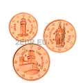 San Marino 1,2,5 senti UNC 2006