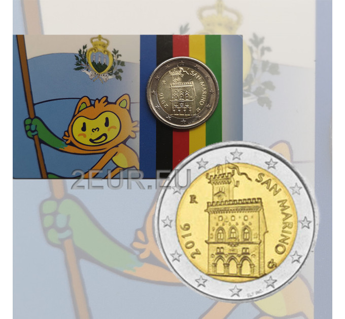San Marino 2€ BU 2016 - "rahvusmeeskond" C/C
