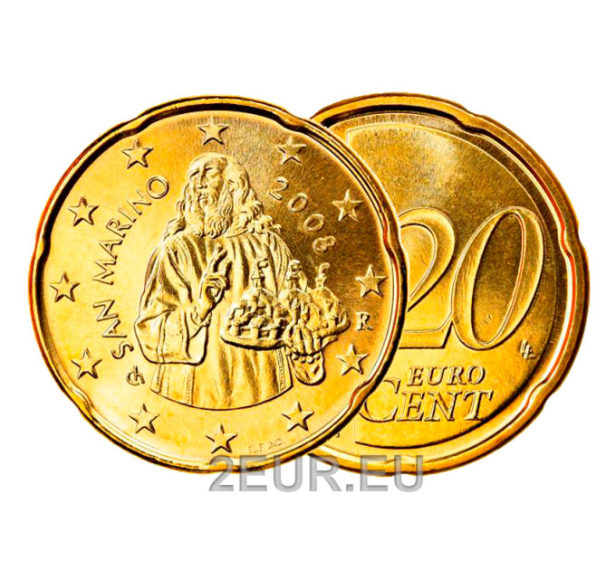 San Marino 2008 - 20 cent UNC