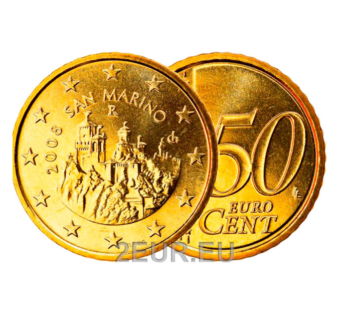 San Marino 2008 - 50 cent UNC 