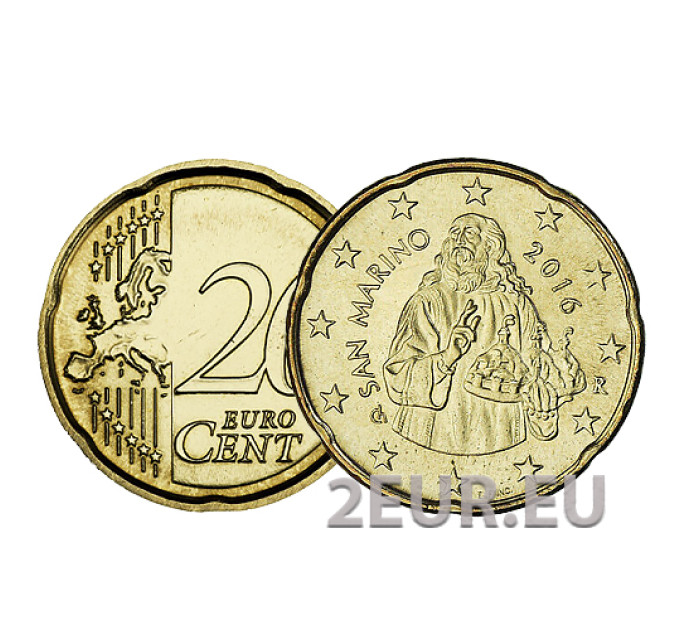Сан Марино 20 cent UNC 2016
