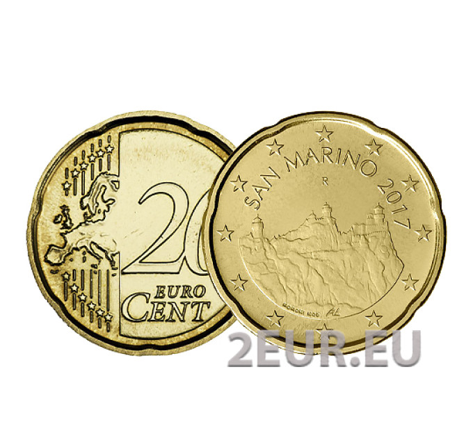 Сан Марино 20 cent UNC 2017