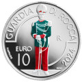 San Marino 10 eurot proof 2024 – San Marino sõjaväe- ja politseikorpus – kindluse valvur