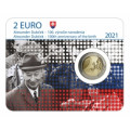 Slovakia 2 euro BU 2021 - 100th anniversary of the birth of Alexander Dubchek  
