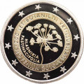 Sloveenia 2 eurot proof 2010 – 200 aastat Ljubljana botaanikaaeda