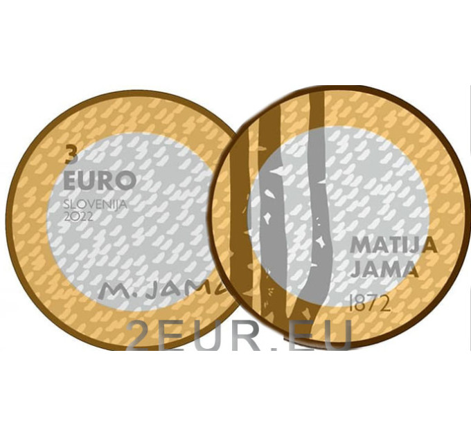 Slovenia 3 euro proof 2022 - 150th anniversary of the birth of the painter Matija Jama  