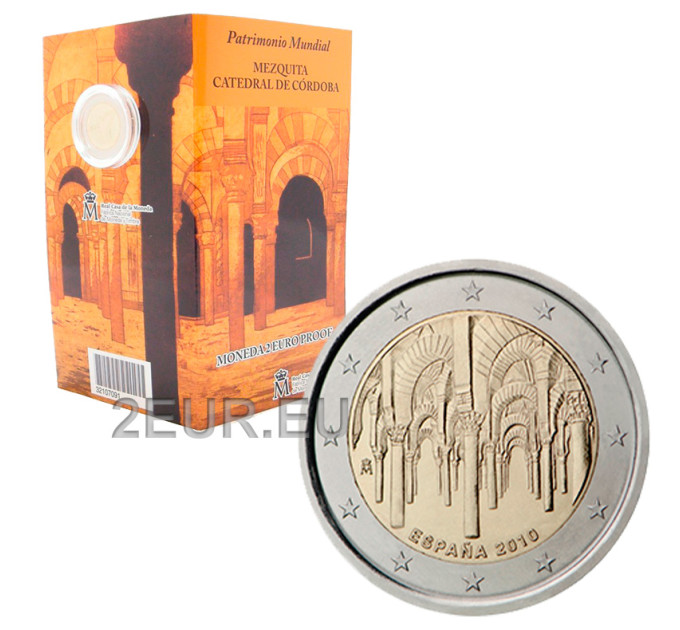 Hispaania 2 eurot proof 2010 – Cordoba ajalooline keskus