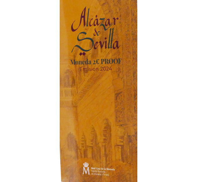 Hispaania 2 eurot proof 2024 – Sevilla katedraal