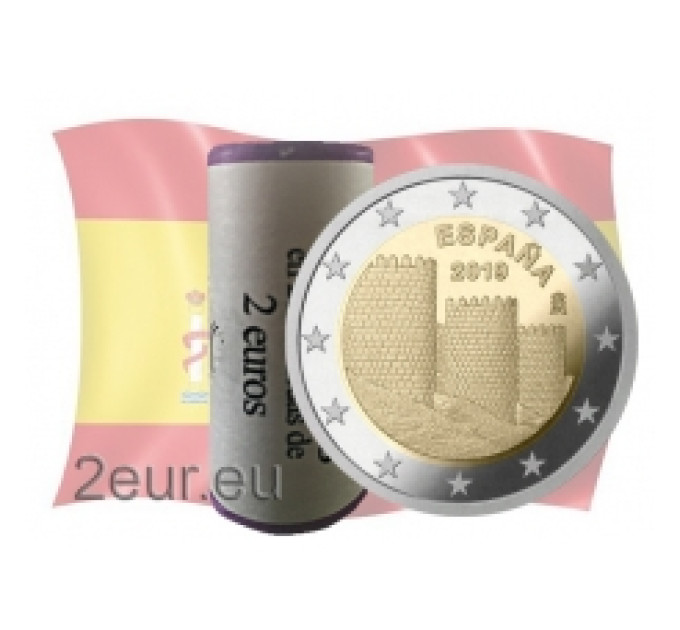 Hispaania 2 eurot rulli 2019 - Avila vanalinn