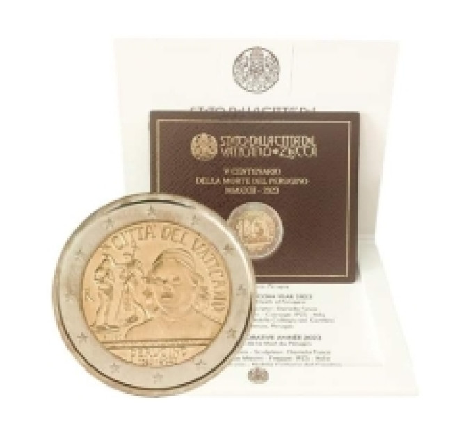 Vatikan 2 eurot BU 2023 – 500 aastat Pietro Perugino surmast