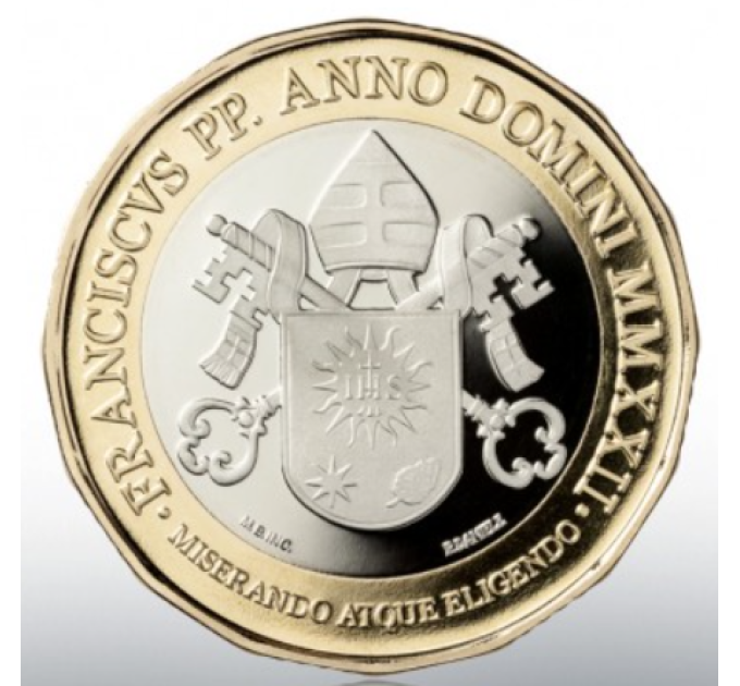 Vatikani 5 euro proof 2022 - Centenario de la muerte del Papa Benedetto XV